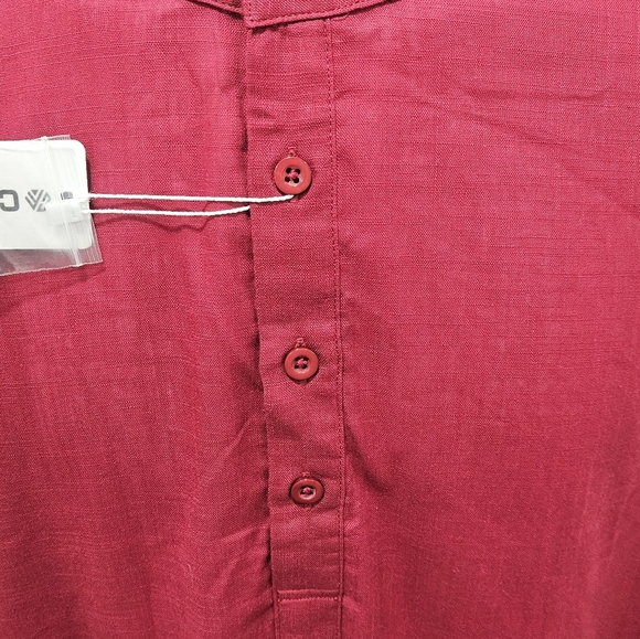 Coofandy 3/4 Button Down Lomg Sleeve - Picture 4 of 10